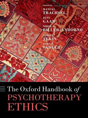 cover image of Oxford Handbook of Psychotherapy Ethics